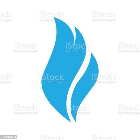 Blue Fire Flame Logo Stock Illustration - Download Image Now - Art, Blaze Pattern - Animal ...