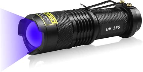 Eowco Linterna Uv De Nm Mini Detector De Luz Negra Ultravioleta