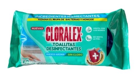 Toallas Húmedas Desinfectantes Cloralex Con 48 Toallitas Mayoreo Total