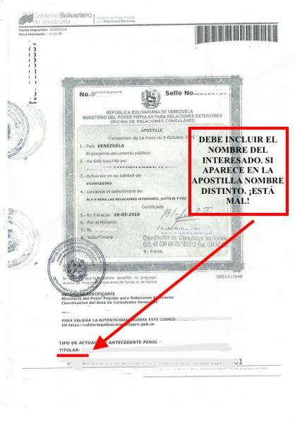 Fecha De Verificar De Antecedentes Penales Venezuela Apostillados