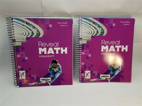 Reveal Math Integrated Ii 2 Teachers Edition Set Volumes 1 And 2 2020