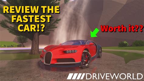 Is Bugatti Chiron Worth It Roblox Drive World Youtube