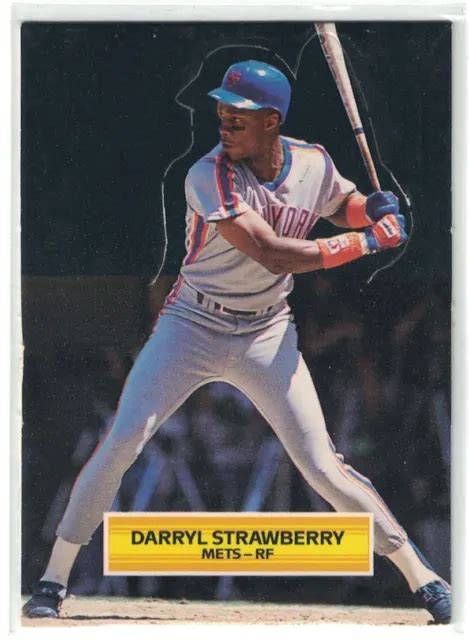 Donruss All Stars Pop Ups Darryl Strawberry New York Mets Nno Eur