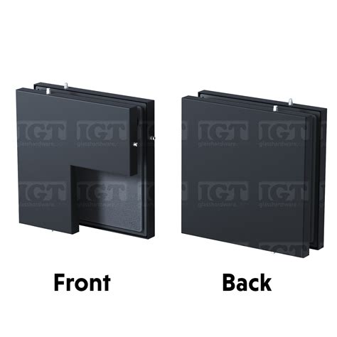 IGT Transom/Sidelite Patch Single Action Door Stop - Matte Black - IGT