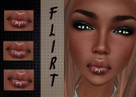 Second Life Marketplace Flirt Eat Mebite Mekiss Me Lip Tattoos