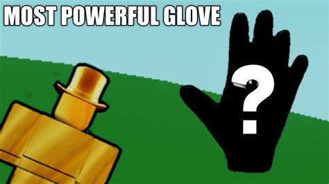 The Most Powerful Glove In Slap Battles YouTube