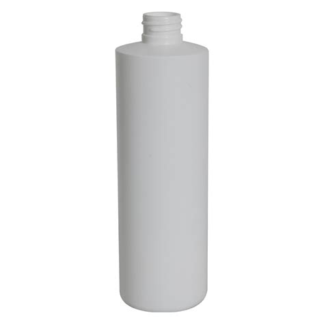 Oz White Hdpe Cylindrical Sample Bottle With Neck Cap Sold