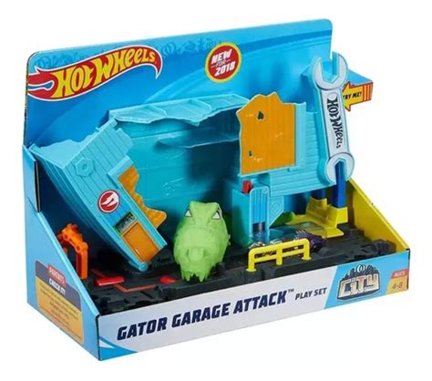 Pista Hot Wheels City Ataque De Jacaré Na Oficina Raro Parcelamento sem juros