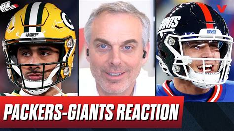 Packers Giants Reaction Devitos Big Game Jordan Love And Green Bay Will Be Fine Colin Cowherd