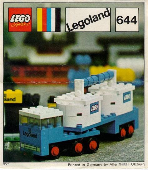 View LEGO® instruction 644 Double Tanker - LEGO instructions and ...