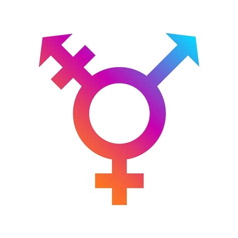 Premium Vector Unisex Or Intersex Symbol Icon Male And Female Symbols