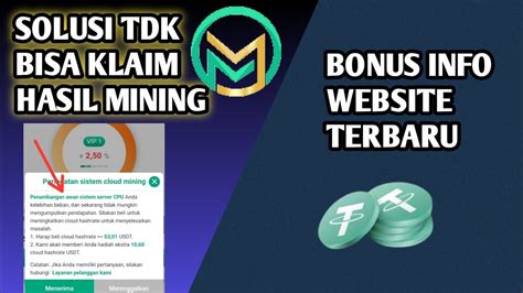 Miner Us Gk Bahaya Ta Mining Usdt Terpercaya Web Penghasil Dollar