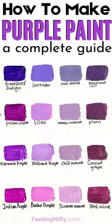 How To Make Purple Color 15 Mixes For Vibrant Shades In 2024