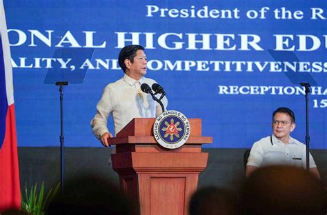 Marcos Cites Need To Improve Higher Education The Manila Times