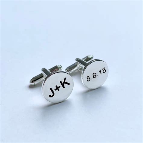 Personalized Cufflinks For Groom Wedding Cufflinks Cufflinks Etsy