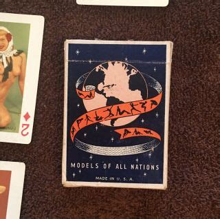 Vintage Nude Playing Cards Models Of All Nations 14748634