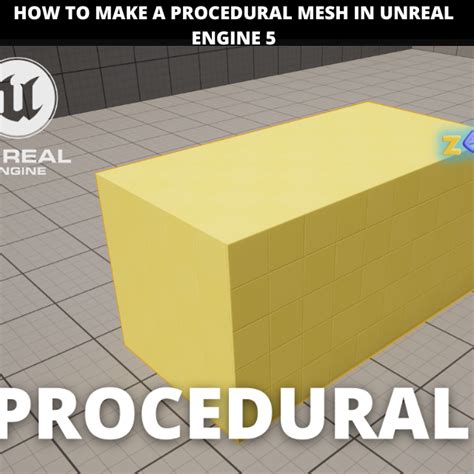 How To Make A Simple Procedural Mesh In Unreal Engine Geometry