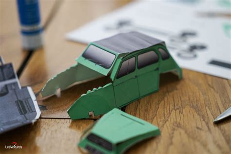 Voiture En Papier Plus De Mod Les Assembler Pendant Le