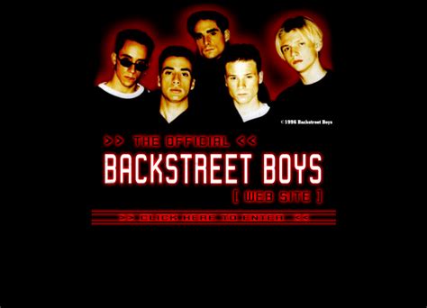 Backstreet Boys In 1996 Web Design Museum