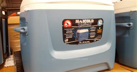 Igloo MaxCold Rolling Wheeled Cooler | Costco Weekender