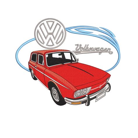 Matriz Bordado Carro Volkswagen Variant 1974 Elo7