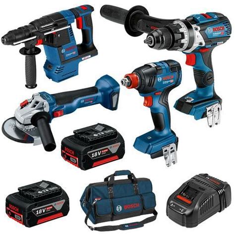 Bosch 4tkitgsb Gdx Gws Gbh 0 615 990 M19 18v 5 0ah Li Ion Cordless