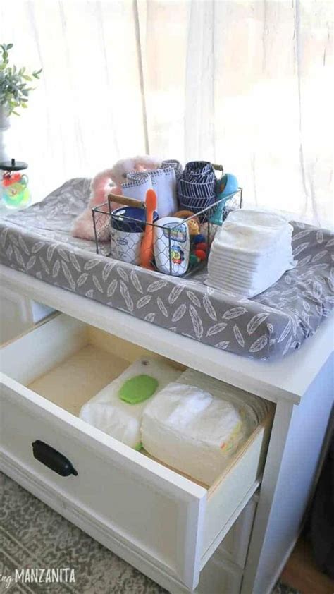 Ways To Organize Baby Clothes Baby Changing Table Organization