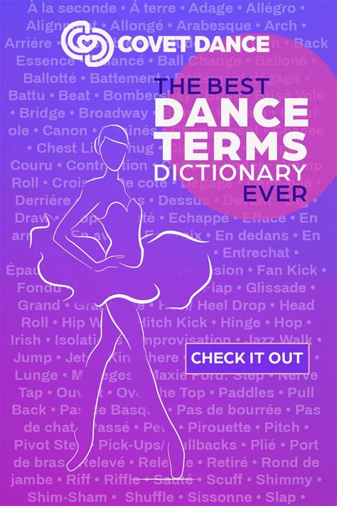 Dance Dictionary Terms Every Dancer Should Know Artofit