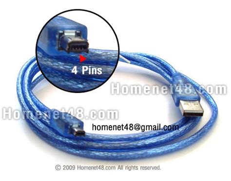 สาย Usb 2 0 M 4pins ยาว 2 เมตร Homenet48