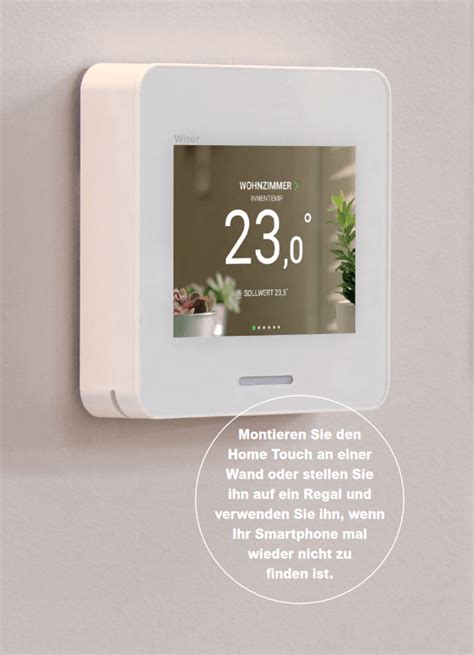 Wiser Home Touch Deine Smart Home Zentrale