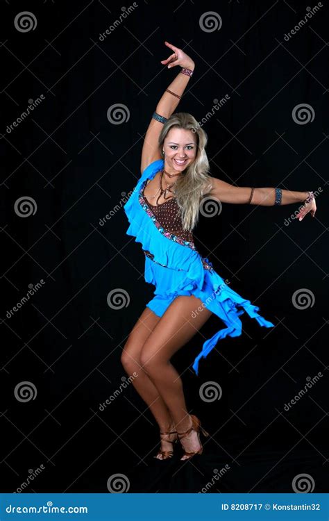 Blonde Latin Dancer Stock Image Image Of Dancers Black 8208717