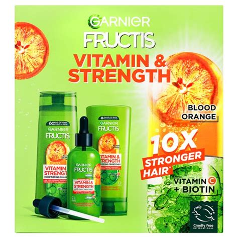 Garnier Fructis Vitamin Strength Gift Set For Weak Hair With A