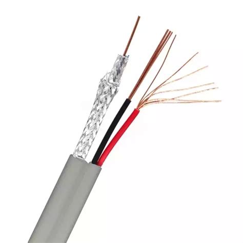 Coaxial Cable With Power Rg C Line For Cctv Siamese Cable Coxial