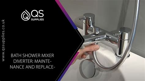 Bath Shower Mixer Diverter Maintenance And Replacement Youtube