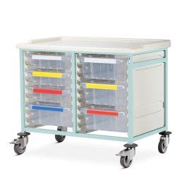 Caretray Trolley Mild Steel Low Level Double Column Bristol Maid