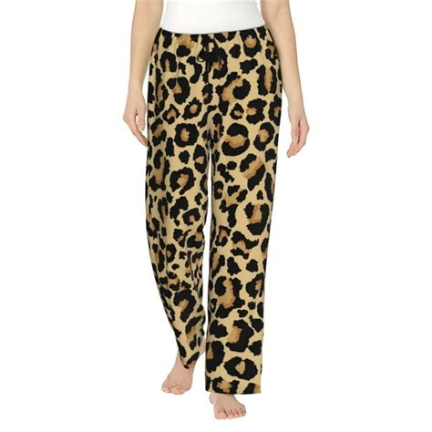 Disketp Leopard Print Print Womens Comfy Pajama Pants Casual