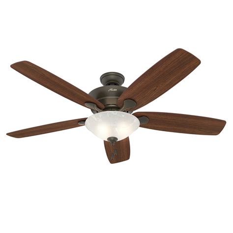 Hunter Regalia 60 In Indoor Ceiling Fan With Light Kit 5 Blade At