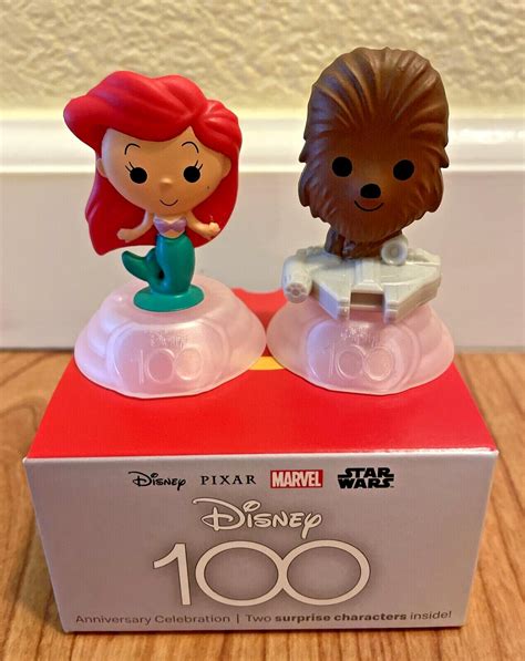 Ariel And Chewbacca ~ New 2023 Mcdonalds Disney 100th Anniversary Happy