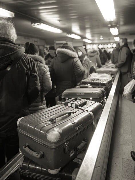 Premium Photo Luggage Conveyor Belt At Airport Terminal