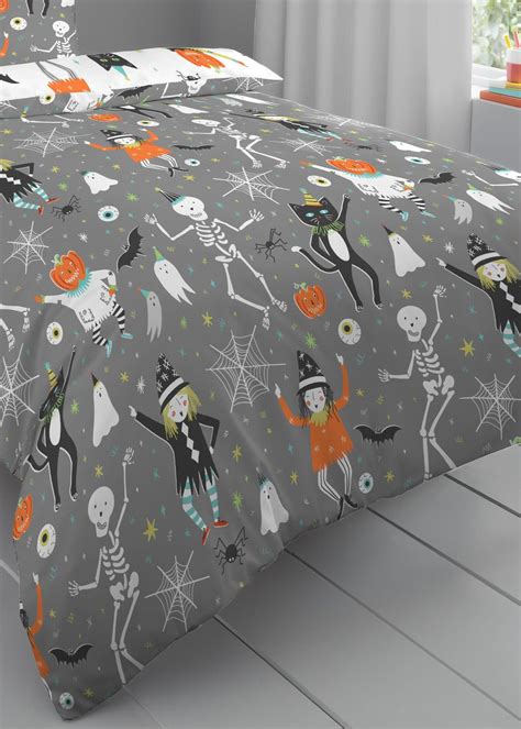 Bedlam Halloween Party Duvet Cover Set Matalan