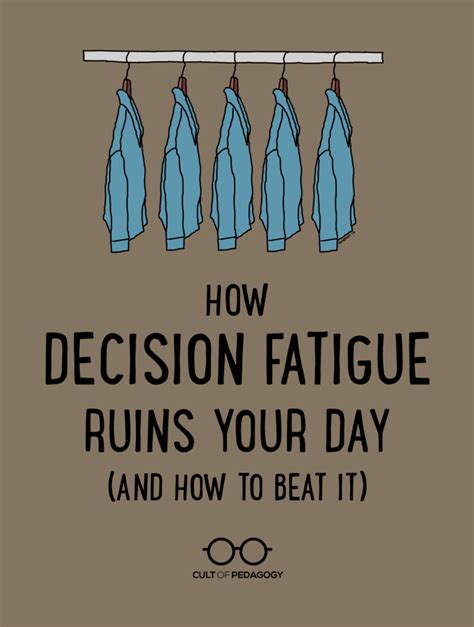 How Decision Fatigue Ruins Your Day And How To Beat It Artofit