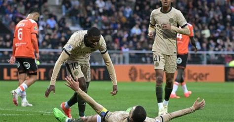 Cada vez mais perto do título PSG goleia Lorient no Campeonato Francês