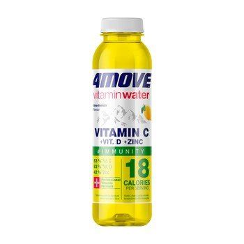 4MOVE Vitamin Water Immunity Wit C Wit D Cynk 556 Ml Inny