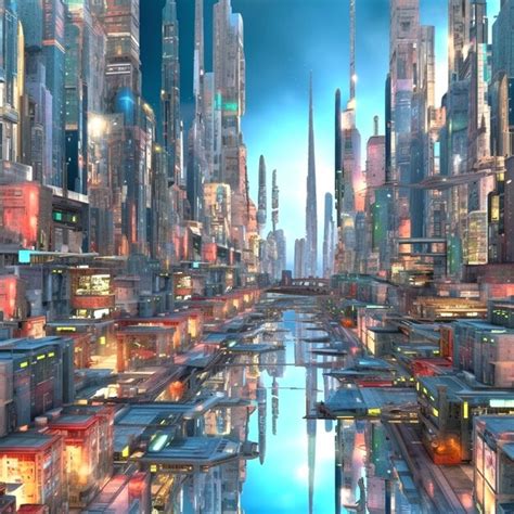 Premium Photo Graphic Of City