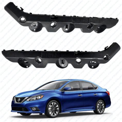 For Nissan Sentra Front Bumper Supports Brackets Retainers