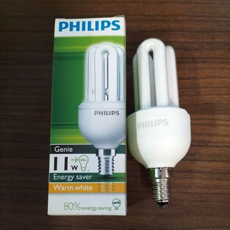 Philips W Bulb Energy Saving Essential U Plce Tube E B