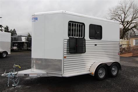 2021 FRONTIER COLT SERIES 2 HORSE ALUMINUM HORSE TRAILER - 7'6" TALL ...