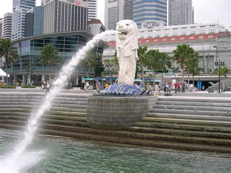 Free picture: merlion, fountain, Singapore