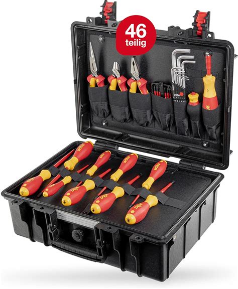 Jeu doutils pour électricien Wiha 45257 en valise étanche à la