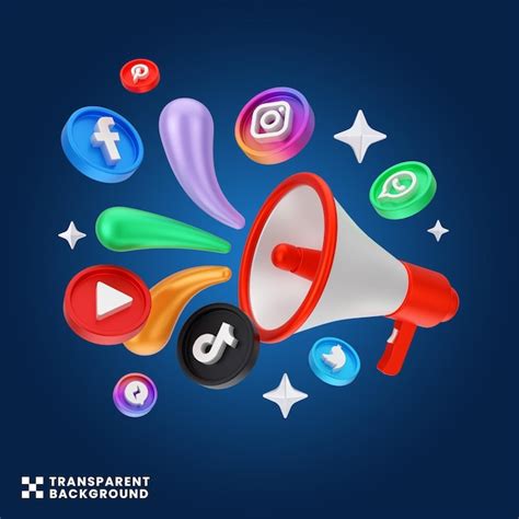 Premium Psd Creative Concept Social Media Digital Marketing 3d